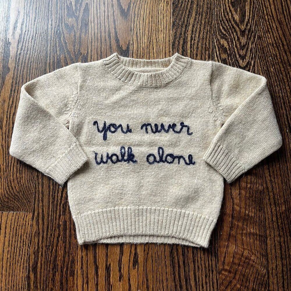 Oeuf You Never Walk Alone Alpaca Wool Sweater (1-2Y)